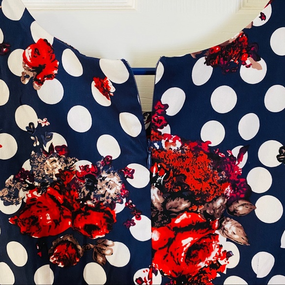 Summer Floral/Polka Dot Dress - Picture 7 of 9